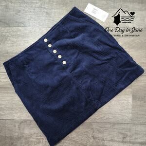 Hurley Corduroy Mini Skirt Size M